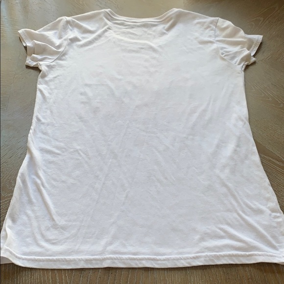 ADIDAS Fitted White Miami Heat Basketball Tee L - Picture 4 of 4